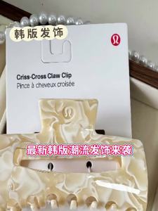 s new Korean style lulu Trendy hair accessories for women: acetate acrylic claw clips for updos ponytails and hair styling