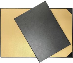 Gold Certificate Holder (hardcase) Premium Quality 2.5m thickness good to fit A4 various colour options to print logo available.