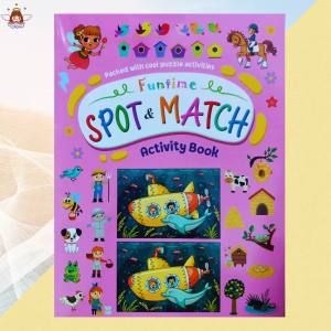 Fun Learning Activity Book (Age 3-6) Pre-school Activity Book / Workbook Pre writing book Early Learning Educational toys