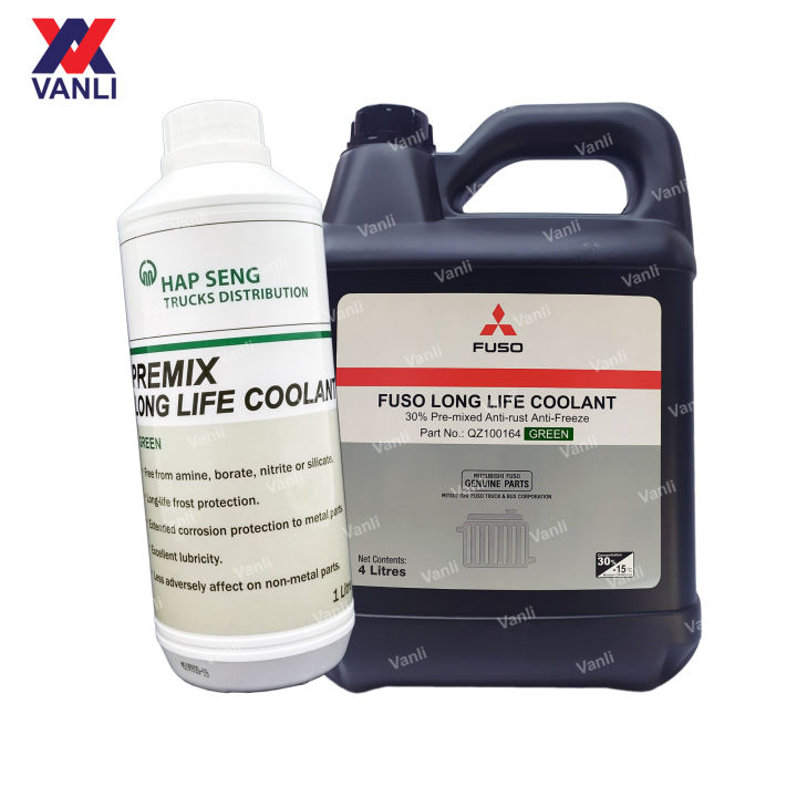 Mitsubishi Fuso / Hap Seng Premix Long Life Coolant (Green) | Lazada