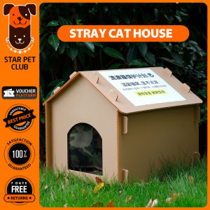 Waterproof Stray Cat House Outdoor Feral Cat Nest Detachable splicing Pet Tent Cold Resistant Pet House Winter Warm for Outside