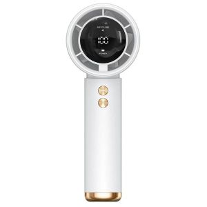 Mini Electric Fan Portable cooling turbo fan Travel Handheld fan 100 high Speed Digital Display Handy Kipasfan Mobile fan.