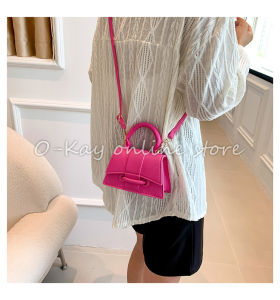O-KAY Ladies Korean Version Pure Color Simple Classy One-Shoulder Portable Cross-Body Small Square Bag Mothers Day Gift