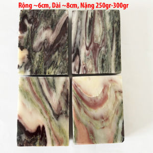 Chèn giấy bằng cục đá thạch anh xanh tự nhiên của xưởng chế tác Đá Phong Thủy Mỹ Nghệ An An