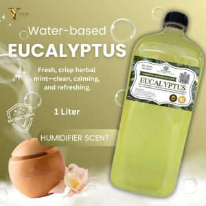 Eucalyptus Scent 1L Water Based Essential Oil Fragrance for Humidifier Air Freshener & Linen Spray