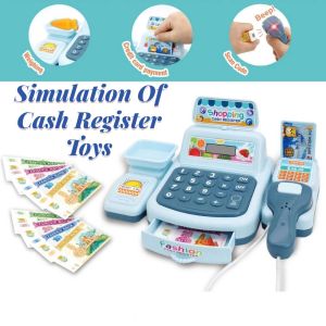 🌟Malaysia Stock🌟Simulation Cash Register Game Toy Electronic Play House Toys Light Sound Pretend Kids Toy Pretend Play Set Simple Calculator