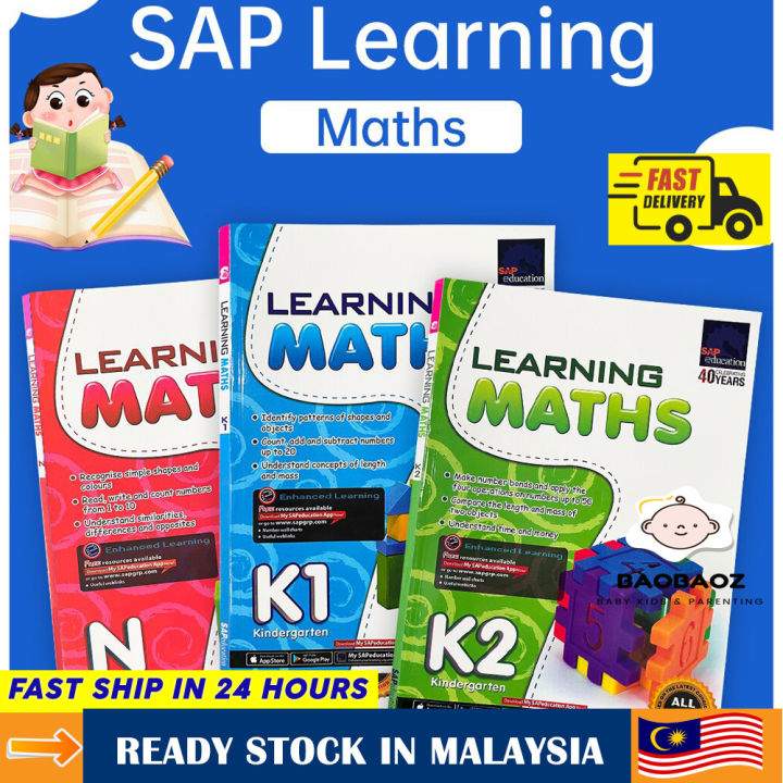 Learning Maths SAP Nursery N / K1 / K2 Singapore Kindergarten Education
