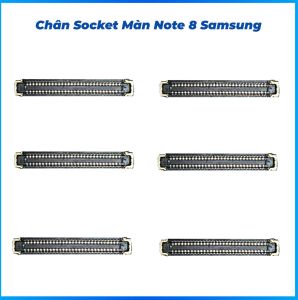 Chân socket màn hình trên main Note 8 samsung