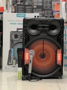 ลำโพงบลูทูธไร้สาย รุ่นGTS-2069 ขนาดดอก12นิ้ว รองรับAUX TF USBแถมไมค์ลอย1ตัวไมค์สาย1ตัว และรีโมท1ตัว เสียงเบสแน่น ส่งของทุกวัน