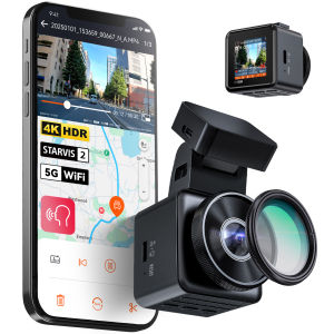 Vantrue E1 Pro 4K Mini Dash Camera for CarSTARVIS 2HDRNight VisionBuilt-in 5G WiFi GPSVoice Control24 H Parking Mode