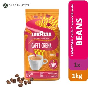(1kg) Lavazza Caffe Crema Vibrante Whole Coffee Beans | Caffe Art Special Edition | Medium Roast | Intensity 5/10