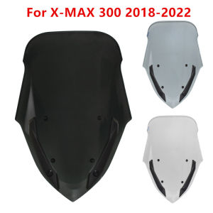 Motorbike For Yahama X-MAX XMAX 300 2018 2019 2020 2021 2022 Windscreen Windshield Wind Deflector Shield Screen Visor Glass XMAX300 X-MAX300