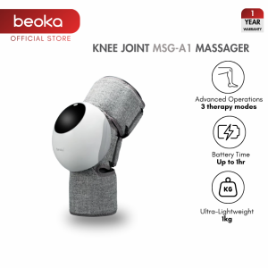 Beoka Knee Joint Massager | Air Compression + Heat Therapy | Knee Pain Relief | Smart Recovery for Daily Comfort