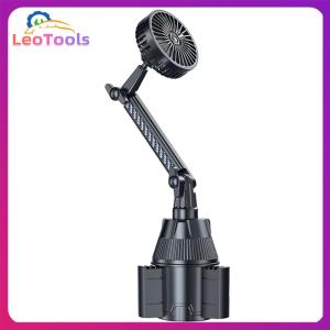 【Quick Delivery】USB Car Cup Holder Fan 3 Speeds Auto Water Cup Holder Fan Adjustable Portable Car Cooling Fan for Car Cup Holder【After Sales Guarantee】
