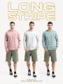 KWITAN Kaos Basic Stripe Salur GREY. 