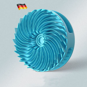 2-in-1 Silicone Bath Brush - Exfoliating Shampoo & Body Scrubber for Smooth Skin Spa Tool for Home Soft Silicone Body Scrubber Bath Brush With Ergonomic Handle Portable Shower Massage Cleaning Exfoliating Home Tool