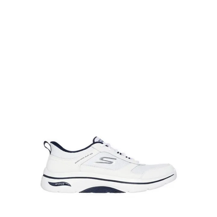 Skechers Slip-Ins Go Walk Arch Fit Men's Walking Shoes White Lazada  PH