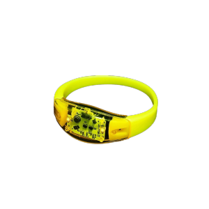 FANYUNG Silicone LED Glow Bracelets Funny Creative Light Up Wristbands Gifts Atmosphere Props Sound Activated Bracelet Party