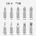 426TOOLไขควงหมุนทางเดียว พร้อมดอกไขควง 11 ดอก เกรดเหล็ก CRV แท้ ใช้ขันน็อต-คลายน็อต สกูร ที่ขันแน่น. 