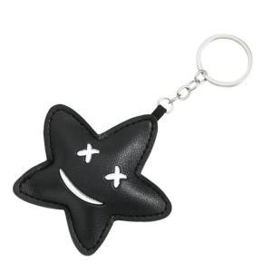 Thiết kế dễ thương móc khóa da PU ngôi sao năm cánh vài Mặt dây chuyền món quà hoàn hảo cho EVERYDAY mang theo sử dụng