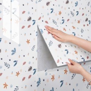 Set 10 Tấm Nhựa Dán Tường PVC Vân Đá 3D Siêu Đỉnh Kích Thước 60cm x 30cm Keo Sẵn Dày 25mm