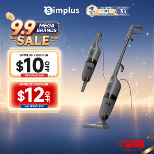 [New Launch] Simplus Vacuum Cleaner  19000Pa Suction Power  1.4kg Lightweight  3 Interchangeable Heads XCQH021