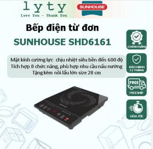 BẾP TỪ ĐƠN SUNHOUSE SHD6161. RẺ-BỀN-SANG