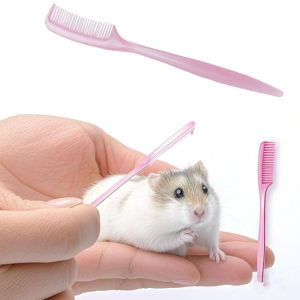 3pcs Hamster Mini Comb Golden Bear Flower Branch Mouse Rabbit Comb Brush Hair Shedding and Floating Cleaning Supplies