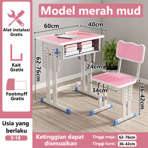 Kursi Sekolah Meja Belajar Anak Set Kursi Meja Kursi Siswa Set Kursi Meja Belajar