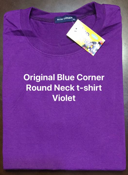 blue violet shirt