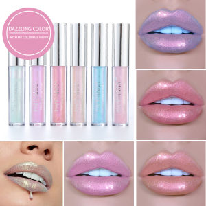 WOOLOVE HANDAIYAN Lip Gloss: Holographic Laser & Glitter Pigment Effects