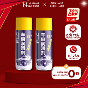 [CHÍNH HÃNG] Chai Xịt Bôi Trơn Cửa Kính Ô Tô PLC G17 Dung Tích 450ml Chống Kẹt Kính Bảo Dưỡng Gioăng Cao Su Cửa Nóc Ô Tô