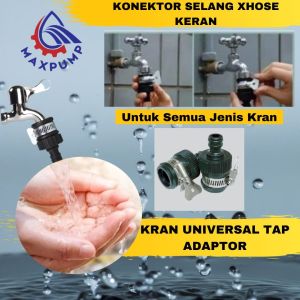 MAXPUMP Konektor sambungan kran keran Quicky Release Penyambung Selang Air Konektor Selang Air Quick Connector Female Ke Selang air