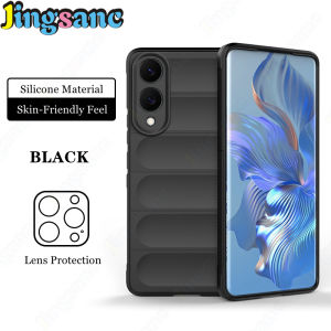 Jingsanc Ốp điện thoại cho Samsung Ốp lưng bọc hoàn toàn cao cấp Galaxy S25 Edge Ốp lưng silicon chống sốc chống vân tay HD001
