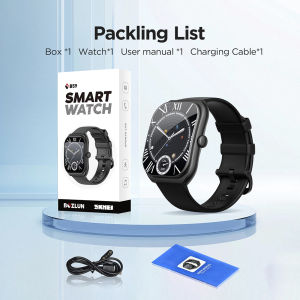 BOZLUN Curve สมาร์ทวอทช์ B59 2.01 นิ้วเตือนข้อความหน้าจอ HD โทรผ่านบลูทูธ เพลง เครื่องคิดเลข ฟังก์ชั่นกล้องควบคุมระยะไกล เครื่องติดตามสุขภาพกิจกรรมกลางแจ้ง