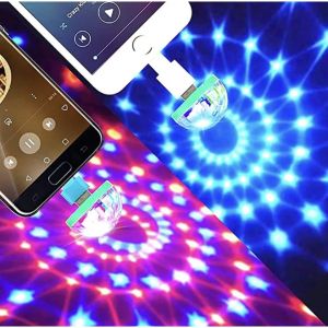 LED mini crystal magic ball USB Party Lights with Remote Control Dj Lighting RGB Disco Ball Strobe Lamp 7 Modes sound activated