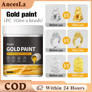 300ml Premium Water-Based Gold Leaf Paint Gold Spray Paint Safe And Non-Toxic Furniture Hand-Painted Wall Pat