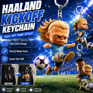 Harland Football Merchandise Acrylic Keychain Durable Bag Accessory For Fans Creative Design Bag Charm Unique Gift Idea For Football Enthusiasts