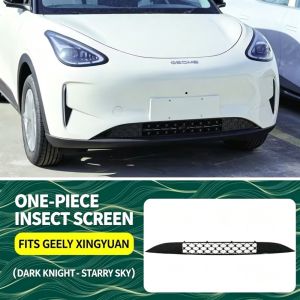 Front Bumper Grille Insect Net for Proton eMas 5 Diamond Mesh Cover Anti Insect Dust Catkin Protection Easy Install Car Accessories