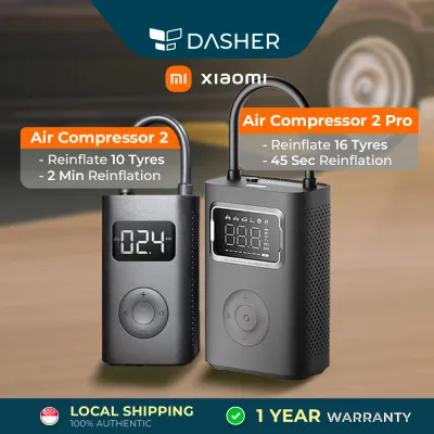 【LATEST】Xiaomi Air Pump 2 / 2 Pro Air Compressor | 25% Fast Tire Inflation | Reinflate 10 Tires | Six Preset Modes