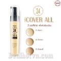 [CHÍNH HÃNG] Kem nền Mistine 24h cover all foundation Thái Lan Phần thân được thiết kế bằng thủy tinh dày, trong suốt giúp bạn có thể quan sát được màu kem bên trong Thời gian lữu giữ trên da lên tới 24h.. 