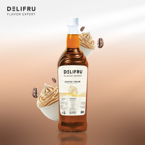 Delifru Syrup Coffee Cream - Sirup Krim Kopi 1 Liter