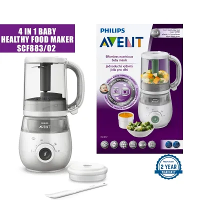 Philips Avent 4 in 1 health baby food maker food blender (2 Years warranty )