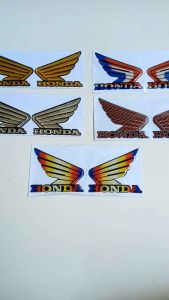STIKER EMBLEM SAYAP HONDA TIMBUL KUALITAS TERBAIK
