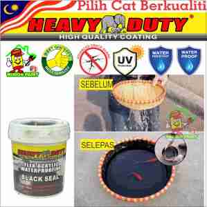 ( 1kg ) BLACK SEAL 💦 Waterproof Heavy Duty Leak Repair Cracks Repair L Sealer leakage hd