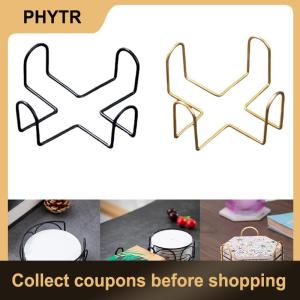 【PHYTR】 Coaster Holder Mat Storage Rack Table Mat Holder Tea Coffee Mug Placemat Storage Organizer Table Kitchen Accessories