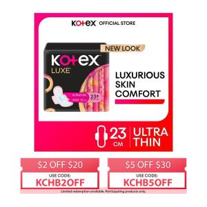Kotex Luxe Ultrathin Wing Day Regular Flow Sanitary Pad 23cm 16S