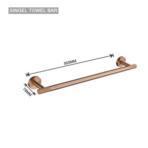 【Super low price】Brushed Rose Gold Accessories Set Toilet Brush Holder Toilet Paper Holder Towel Bar Rail Rack Hanger Hook Soap Dish Hardware