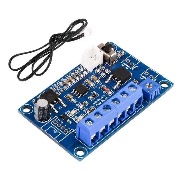 24V PWM Motor Speed Controller Adjustable Fan Temperature Control ...