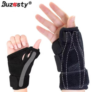 Buzesty hỗ trợ tay có thể điều chỉnh orthosis Nẹp ngón tay cái đeo tay thể thao đai đeo cổ tay hỗ trợ cho trái hoặc phải tay cầm dây đeo bảo vệ ngón tay
